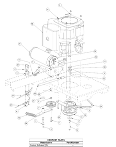 Kohler Engine Assembly Diagram and Parts List for M48-KHS 53AB5B5M150-18-HP Cub Cadet Lawn Tractor